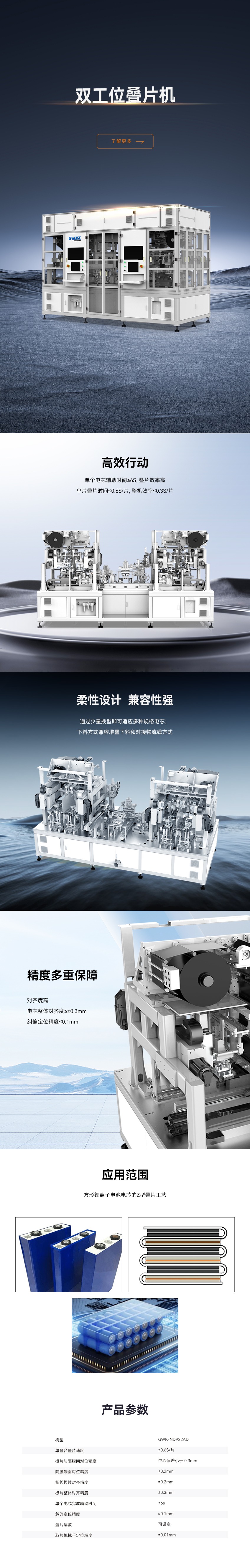 双工位叠片机